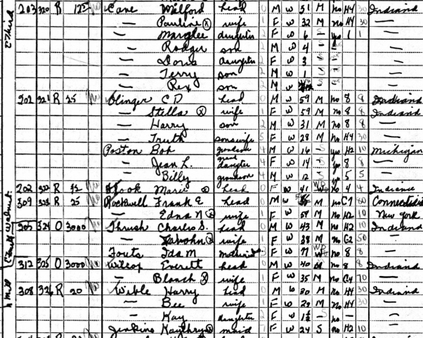 Wible Household, 1940 Census