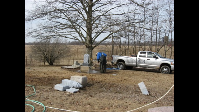 Greenwood Cemetery Restoration, March 31, 2014