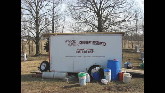 Greenwood Cemetery Restoration, March 31, 2014