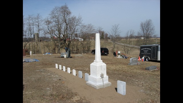 Greenwood Cemetery Restoration, March 31, 2014