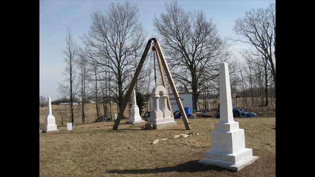 Greenwood Cemetery Restoration, March 31, 2014