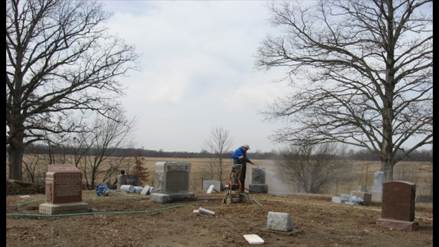 Greenwood Cemetery Restoration, March 31, 2014