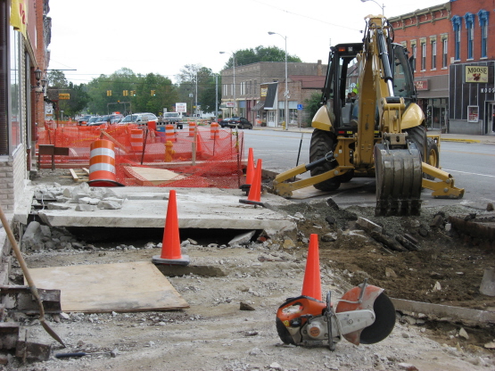 Streetscape Project, 2012, North Manchester: 126 E. Main St.