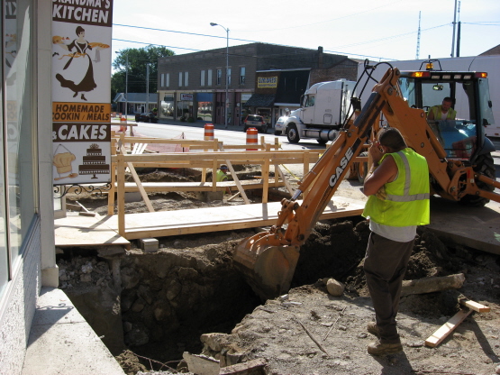 Streetscape Project, 2012, North Manchester: 210 E. Main St.