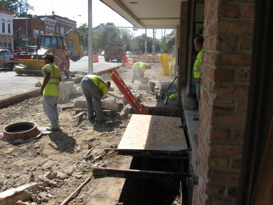 Streetscape Project, 2012, North Manchester, 122 E. Main St.