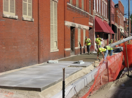 Streetscape Project, 2012, North Manchester, West Side of Walnut Street