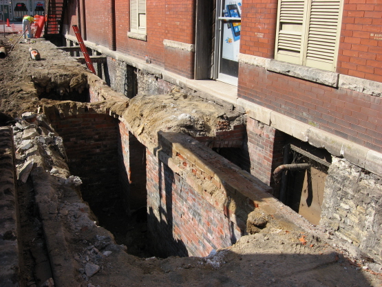 Streetscape Project, 2012, North Manchester: Walnut St., West Side