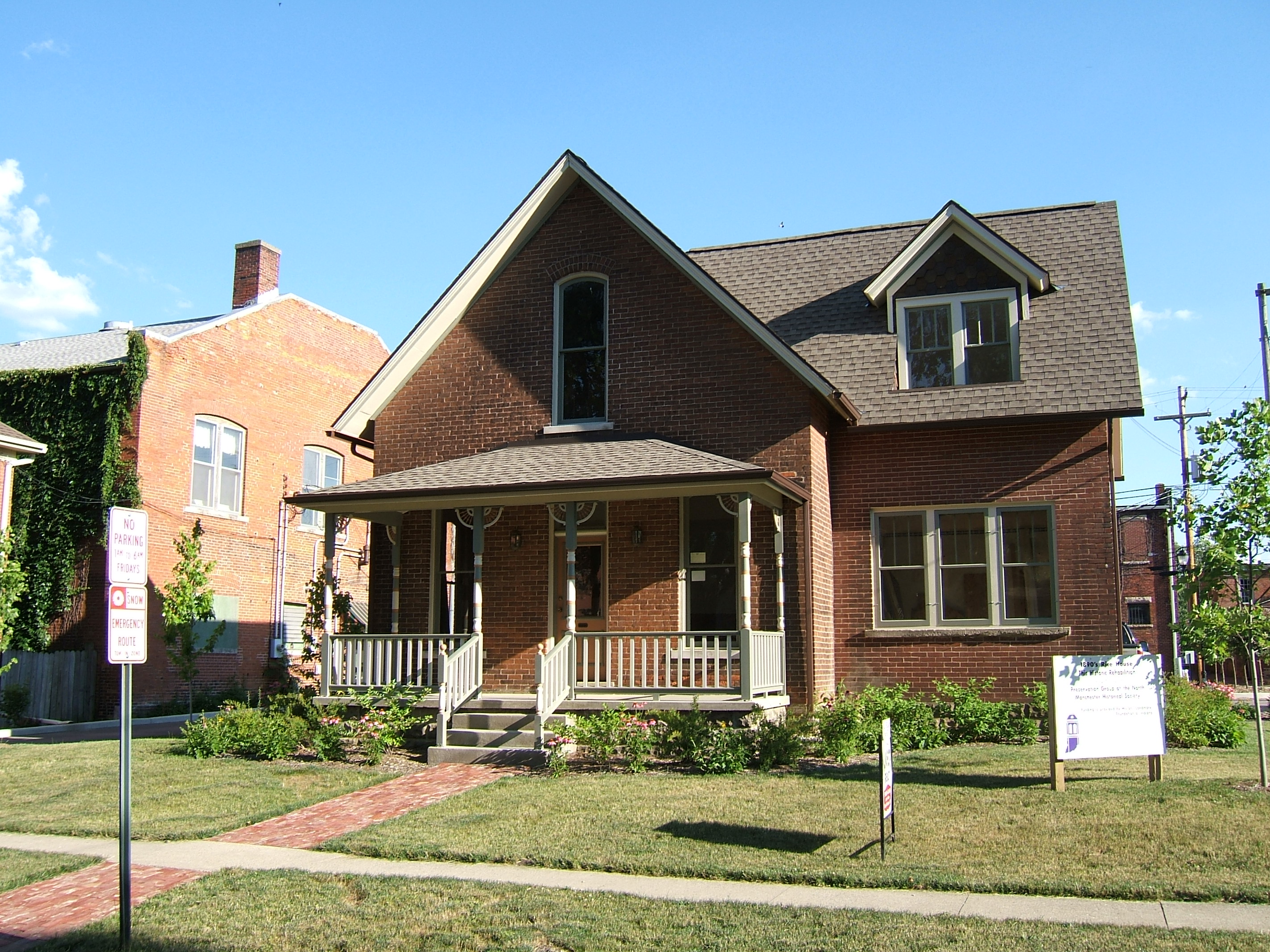 Renovated Rice House, Second Street, N. Manchester