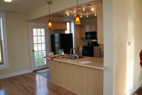 Renovated Interior View, Grant Street House