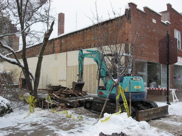 Demolition of 106 E Main Building