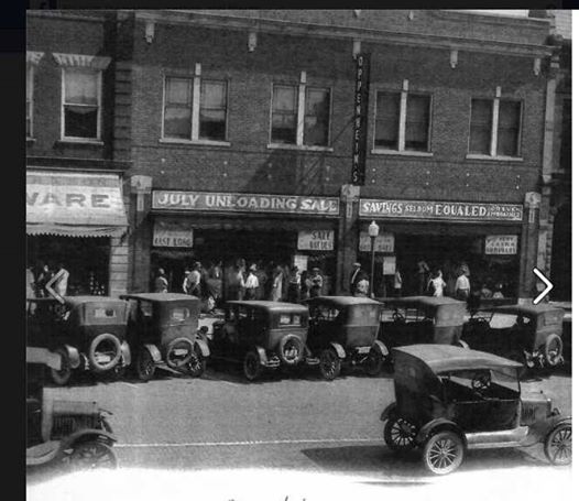 Oppenheim's Department Store, N. Manchester, 1920s