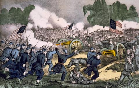 Battle of Gettysburg: Currier & Ives Print
